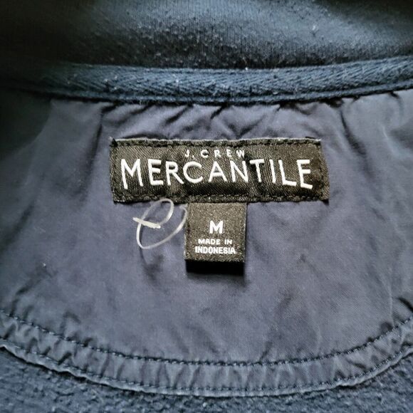 J.Crew Mercantile Quarter Button Closure Pullover Sweatshirt Men's Medium - Picture 2 of 7